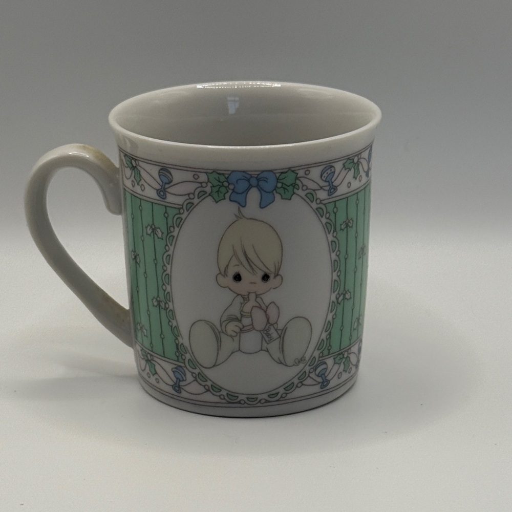 Enesco Precious Moments Mug with Subtle Gray Tones